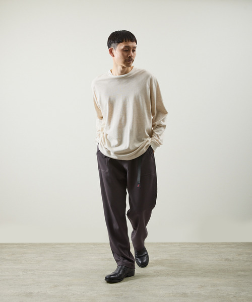 Gramicci（グラミチ）の「GRAMICCI グラミチ / WOOL LIKE LOOSE TAPERED RIDGE PANT ウールライクルーズテーパードリッジパンツ / GMP6-FJP016（その他パンツ・メンズ・ブルー系その他/ブラック/チャコールグレー・X-LARGE/LARGE/SMALL/MEDIUM）」の16枚目の写真