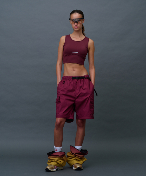 MENASOO（ミナス）の「Pace Hold Sport Bra Top_Red（チューブトップ・レディース・レッド・SMALL/MEDIUM/LARGE/X-LARGE）」の2枚目の写真