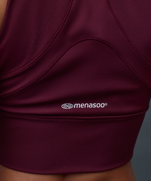 MENASOO（ミナス）の「Pace Hold Sport Bra Top_Red（チューブトップ・レディース・レッド・SMALL/MEDIUM/LARGE/X-LARGE）」の11枚目の写真