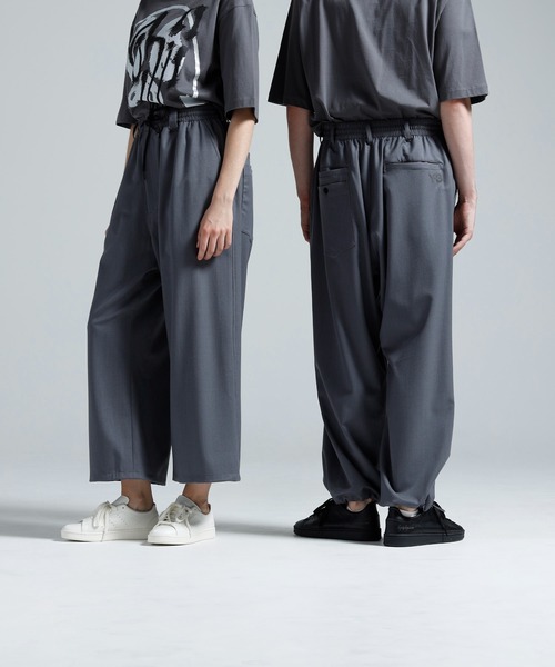 Y-3(ワイスリー)の「Y-3 WOOL STRAIGHT LEG PANTS(その他パンツ・メンズ・グレー・X-SMALL/SMALL/MEDIUM/LARGE/XX-SMALL)」の2枚目の写真