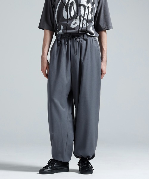 Y-3(ワイスリー)の「Y-3 WOOL STRAIGHT LEG PANTS(その他パンツ・メンズ・グレー・X-SMALL/SMALL/MEDIUM/LARGE/XX-SMALL)」の4枚目の写真