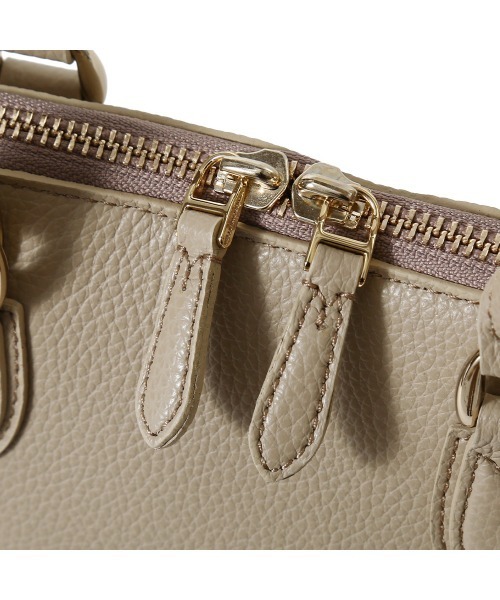 PELLE MORBIDA(ペッレモルビダ)の「Vela(ヴェーラ) VE106-ハンドバッグ(ショルダーバッグ・レディース・ベージュ/アイボリー/ブラック・FREE)」の12枚目の写真