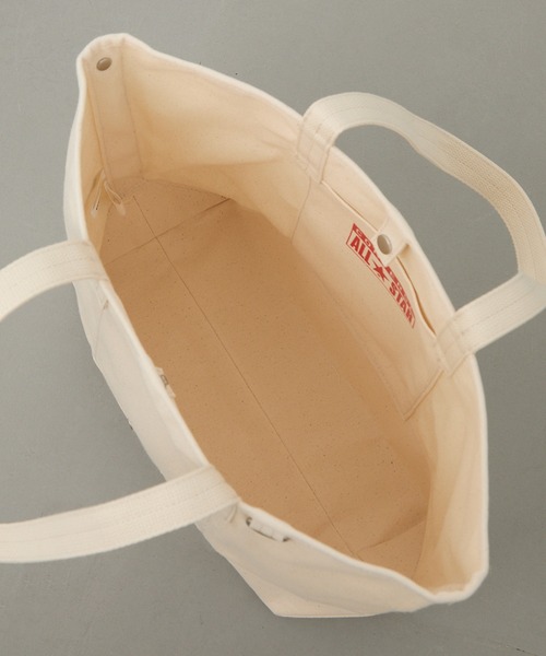 CONVERSE（コンバース）の「【CONVERSE】CV AS CANVAS TOTE BAG M（トートバッグ・レディース・ベージュ/グレー/ネイビー/オフホワイト/ブラウン/レッド/ブラック/カーキ・FREE）」の20枚目の写真
