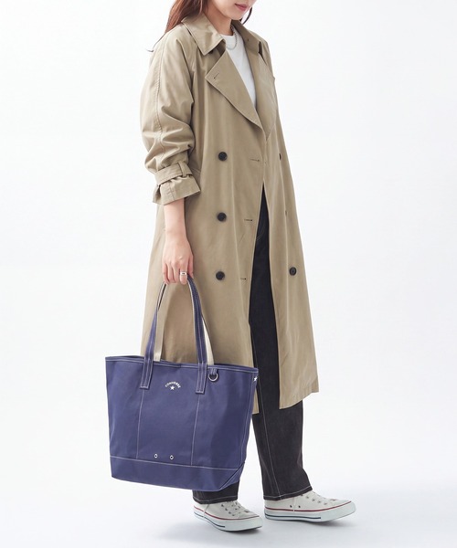 CONVERSE（コンバース）の「【CONVERSE】CV AS CANVAS TOTE BAG M（トートバッグ・レディース・ベージュ/グレー/ネイビー/オフホワイト/ブラウン/レッド/ブラック/カーキ・FREE）」の16枚目の写真