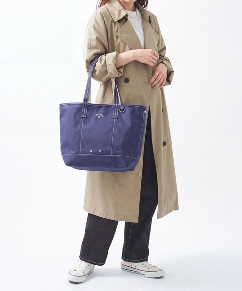 CONVERSE（コンバース）の「【CONVERSE】CV AS CANVAS TOTE BAG M（トートバッグ・レディース・ベージュ/グレー/ネイビー/オフホワイト/ブラウン/レッド/ブラック/カーキ・FREE）」の15枚目の写真