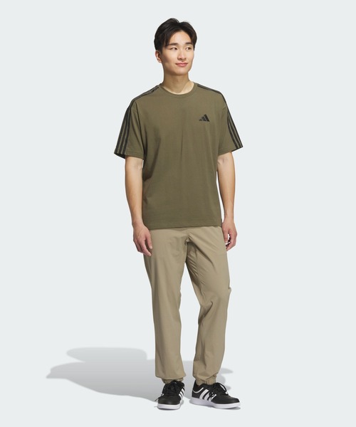 adidas(アディダス)の「エッセンシャルプラス レギュラーフィット ストレッチ ウーブン フルレングス ジョガー パンツ / アディダス adidas(その他パンツ・メンズ・ブラウン・XX-LARGE/3XL/LARGE/MEDIUM/SMALL/X-LARGE/X-SMALL)」の3枚目の写真