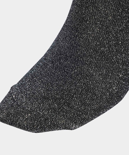 adidas（アディダス）の「スリーストライプス グリッター クルーソックス2足組 / アディダスオリジナルス adidas Originals（ソックス/靴下・メンズ・ブラック・LARGE/MEDIUM/SMALL）」の3枚目の写真