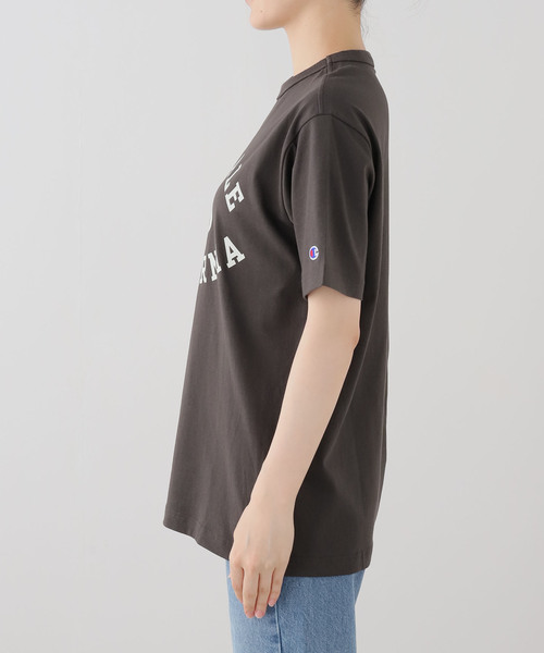Champion（チャンピオン）の「Champion/チャンピオン S/S T-SHIRTS C3-D363（Tシャツ/カットソー・レディース・ホワイト/チャコールグレー/アイボリー・FREE）」の4枚目の写真
