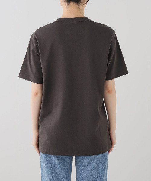Champion（チャンピオン）の「Champion/チャンピオン S/S T-SHIRTS C3-D363（Tシャツ/カットソー・レディース・ホワイト/チャコールグレー/アイボリー・FREE）」の5枚目の写真