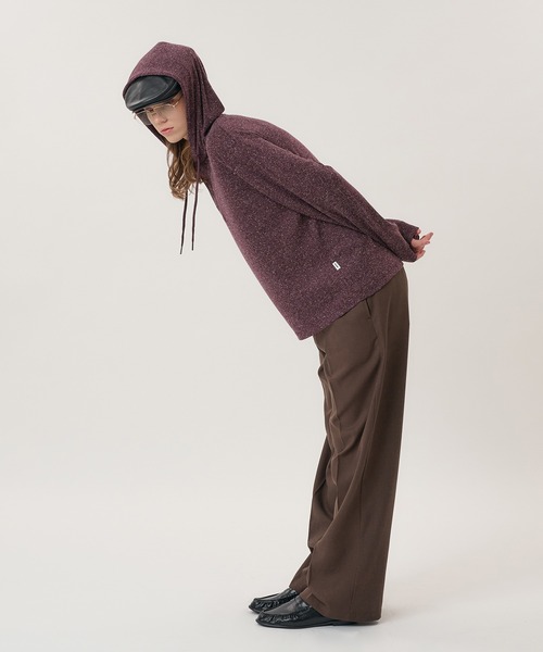 Perushu(ペルーシュ)の「HENLEY RAGLAN NEP HOODED LONG SLEEVE TSHIRT/ヘンリーラグランネップフードロンT(Tシャツ/カットソー・メンズ・パープル/チャコールグレー/オリーブ・LARGE/MEDIUM)」の12枚目の写真