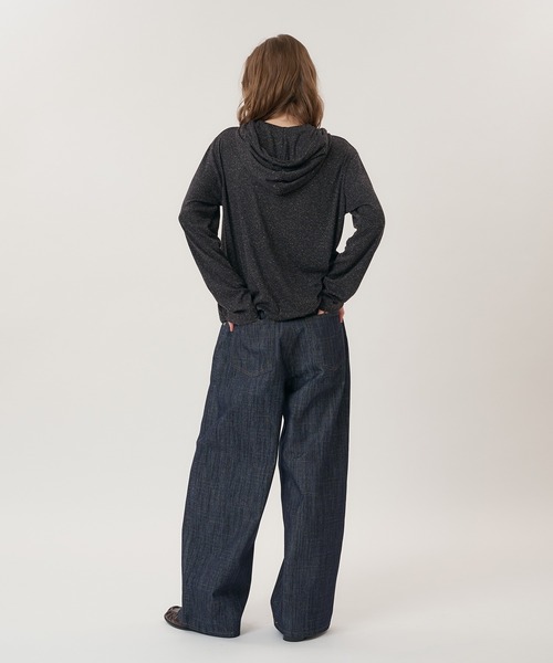 Perushu(ペルーシュ)の「HENLEY RAGLAN NEP HOODED LONG SLEEVE TSHIRT/ヘンリーラグランネップフードロンT(Tシャツ/カットソー・メンズ・パープル/チャコールグレー/オリーブ・LARGE/MEDIUM)」の7枚目の写真