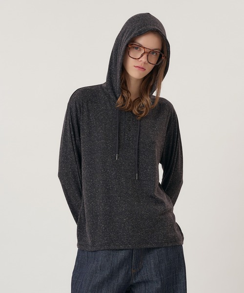Perushu(ペルーシュ)の「HENLEY RAGLAN NEP HOODED LONG SLEEVE TSHIRT/ヘンリーラグランネップフードロンT(Tシャツ/カットソー・メンズ・パープル/チャコールグレー/オリーブ・LARGE/MEDIUM)」の13枚目の写真
