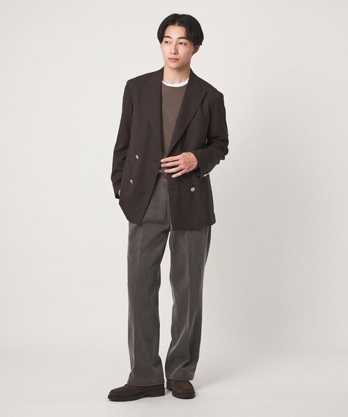 BROOKS BROTHERS(ブルックスブラザーズ)の「【別注】<Brooks Brothers>GLR カノコ クルーネック カットソー(Tシャツ/カットソー・メンズ・ダークブラウン/ダークグレー/ブラック・S/M/L)」の8枚目の写真