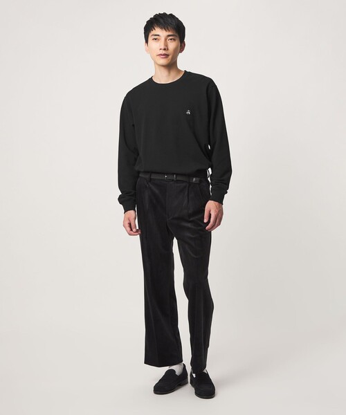 BROOKS BROTHERS(ブルックスブラザーズ)の「【別注】<Brooks Brothers>GLR カノコ クルーネック カットソー(Tシャツ/カットソー・メンズ・ダークブラウン/ダークグレー/ブラック・S/M/L)」の11枚目の写真