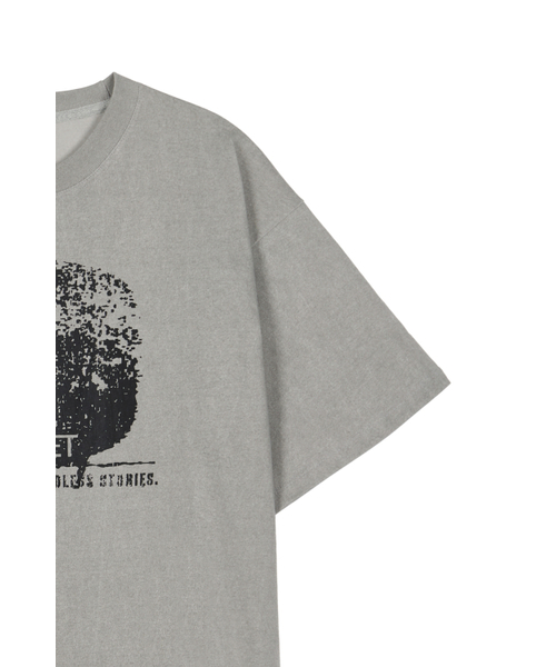 DEINET(ダイニット)の「D ACCENT CRACK LOGO T-SHIRTS IN GREY(Tシャツ/カットソー・レディース・その他・FREE)」の6枚目の写真