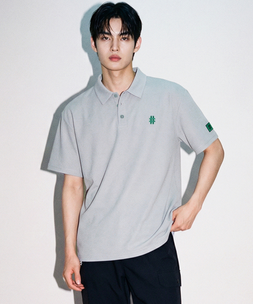Green Label Comfort Fit Pique Polo (лайт грей)