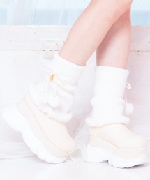 LAFARY（ラファリー）の「ルーズニット厚底ブーツ（ブーツ）」
