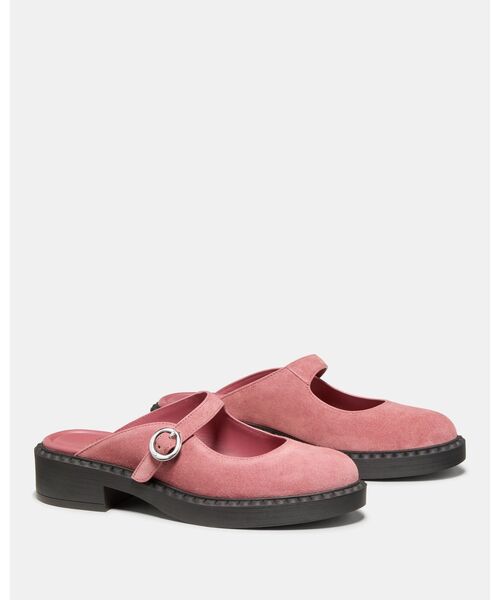 kate spade new york（ケイトスペード ニューヨーク）の「ヘイロー メリージェーン ミュール フラット（スリッポン・レディース・ピンク・6/7/8）」の2枚目の写真