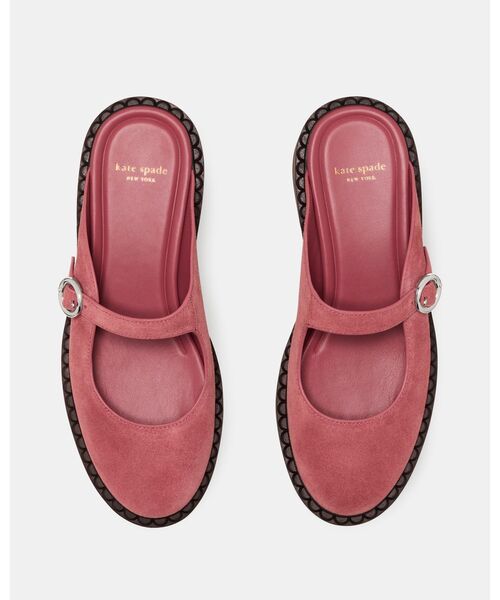 kate spade new york（ケイトスペード ニューヨーク）の「ヘイロー メリージェーン ミュール フラット（スリッポン・レディース・ピンク・6/7/8）」の4枚目の写真