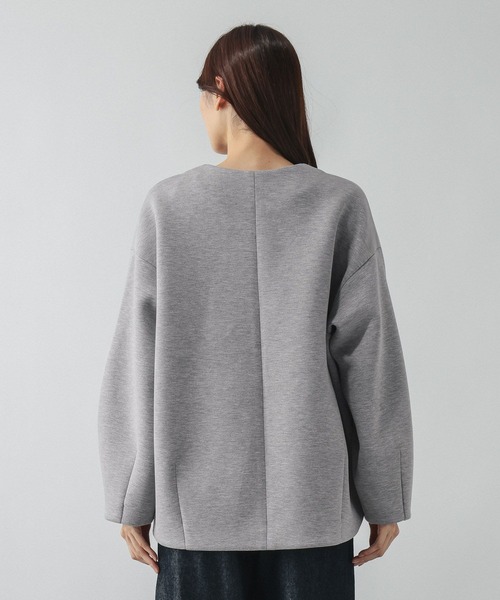 GLOBAL WORK(グローバルワーク)の「ダンボールジャケット/873759(ブルゾン・レディース・杢グレー/ネイビー・LARGE/MEDIUM)」の14枚目の写真