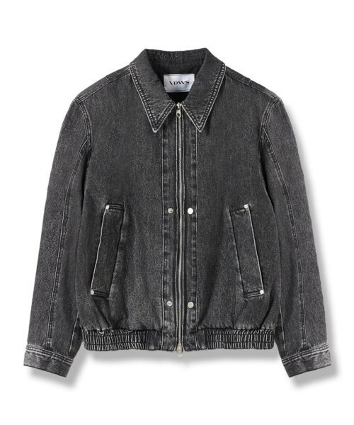 IDWS(アイドンワナセル)の「Applique Chasser Denim Jacket Black(デニムジャケット・レディース・その他・0/1)」の1枚目の写真