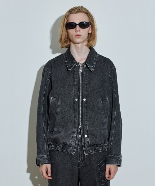 IDWS(アイドンワナセル)の「Applique Chasser Denim Jacket Black(デニムジャケット・レディース・その他・0/1)」の6枚目の写真