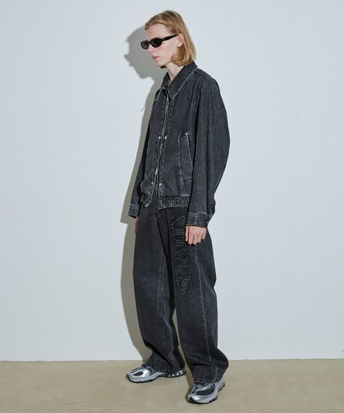 IDWS(アイドンワナセル)の「Applique Chasser Denim Jacket Black(デニムジャケット・レディース・その他・0/1)」の7枚目の写真