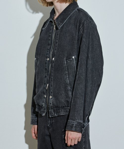 IDWS(アイドンワナセル)の「Applique Chasser Denim Jacket Black(デニムジャケット・レディース・その他・0/1)」の9枚目の写真