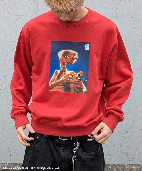 Ha-Li-C STORE(ハリックストア)の「【ET】フォトプリントスウェット(スウェット・メンズ・レッド/ネイビー/オフホワイト・LARGE/X-LARGE/MEDIUM)」の6枚目の写真