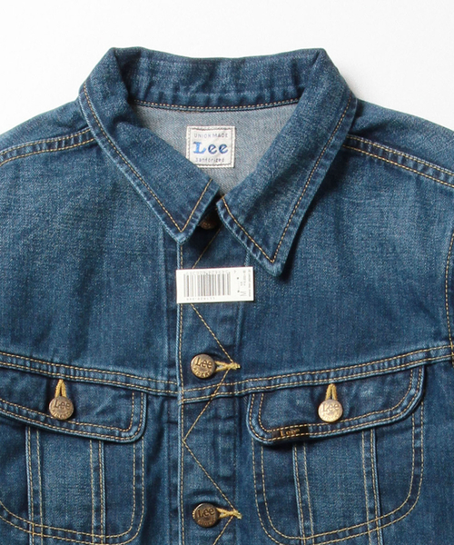 Lee（リー）の「Lee / デニムジャケット（デニムジャケット・レディース・ライトブルー/ブルー・MEDIUM/SMALL）」の8枚目の写真