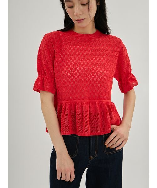 Crosley peak peplum knit top — вязаный топ с пеплумом от Cro sley