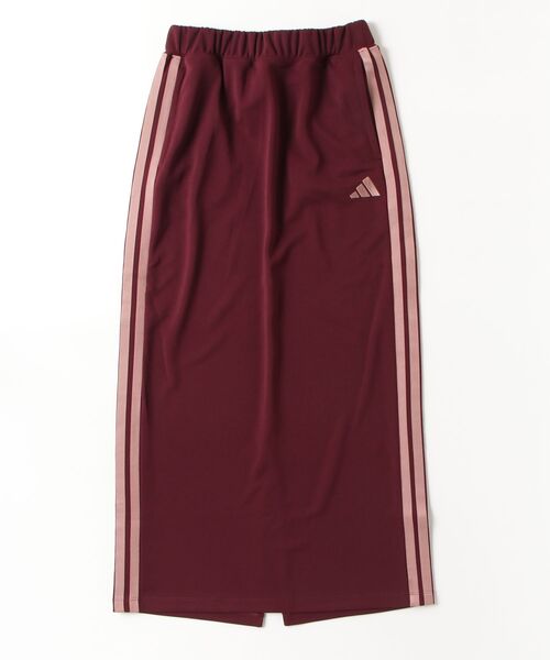 adidas(アディダス)の「adidas/アディダス スリーストライプス DK アイライン スカート(スカート・レディース・ワインレッド/ブラック・X-LARGE/LARGE/XX-LARGE/MEDIUM/X-SMALL/SMALL)」の2枚目の写真