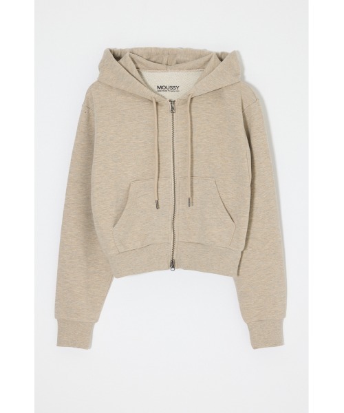 MOUSSY(マウジー)の「ES CLASSIC SWEAT パーカー(パーカー・レディース・杢グレー/ブラック/ベージュ・1/2)」の8枚目の写真