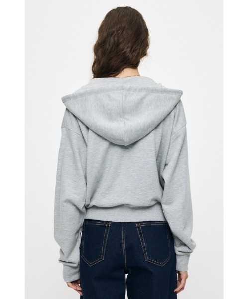 MOUSSY(マウジー)の「ES CLASSIC SWEAT パーカー(パーカー・レディース・杢グレー/ブラック/ベージュ・1/2)」の15枚目の写真