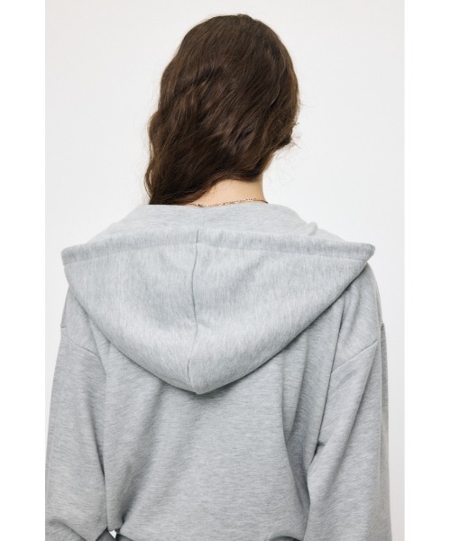 MOUSSY(マウジー)の「ES CLASSIC SWEAT パーカー(パーカー・レディース・杢グレー/ブラック/ベージュ・1/2)」の17枚目の写真