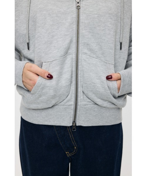 MOUSSY(マウジー)の「ES CLASSIC SWEAT パーカー(パーカー・レディース・杢グレー/ブラック/ベージュ・1/2)」の19枚目の写真