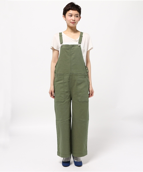 LBC(エルビーシー)の「オーバーオール(サロペット/オーバーオール・レディース・ダークブルー/ネイビー/オリーブ・LARGE/MEDIUM)」の2枚目の写真