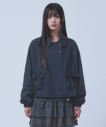 RIBBON POCKET JACKET [NAVY]