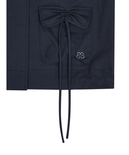 TUOMIO（トゥオミオ）の「RIBBON POCKET JACKET [NAVY]（その他アウター・レディース・その他・1/2）」の6枚目の写真