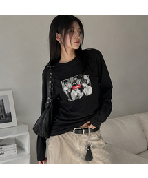 [UNISEX] SIM SLEEVE ロングスリーブ Tシャツ_3color