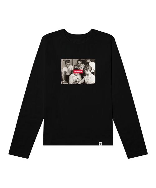 GRAVER ORDINARY（グレイバーオーディナリー）の「[UNISEX] SIM SLEEVE ロングスリーブ Tシャツ_3color（Tシャツ/カットソー・レディース・チャコール/ホワイト/ブラック・MEDIUM/LARGE）」の14枚目の写真