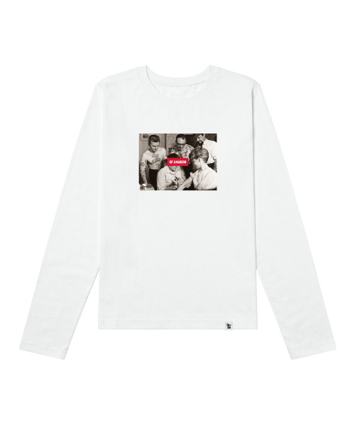 GRAVER ORDINARY（グレイバーオーディナリー）の「[UNISEX] SIM SLEEVE ロングスリーブ Tシャツ_3color（Tシャツ/カットソー・レディース・チャコール/ホワイト/ブラック・MEDIUM/LARGE）」の15枚目の写真