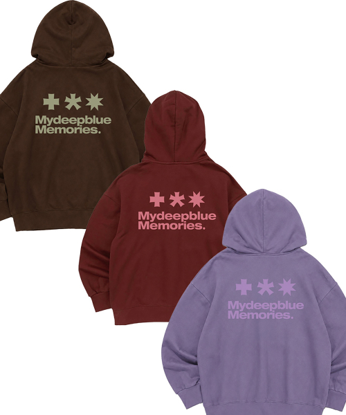 mydeepbluememories(マイディープブルーメモリーズ)の「(ZP) MM シンボルロゴ 2WAY ジップアップ (パープル)(パーカー・レディース・ダークパープル・1/2)」の3枚目の写真
