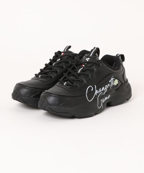 FILA（フィラ）の「《FILA》FILA RAYTONA SCRIPT（スニーカー・レディース・ホワイト/ブラック・24.0cm/23.5cm/24.5cm/23.0cm）」の2枚目の写真