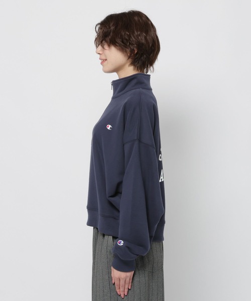 Champion(チャンピオン)の「【Champion(チャンピオン)】別注ハーフZIP裏毛プルオーバー(スウェット・レディース・レッド/ネイビー/ナチュラル・LARGE/MEDIUM)」の20枚目の写真