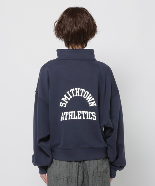 Champion(チャンピオン)の「【Champion(チャンピオン)】別注ハーフZIP裏毛プルオーバー(スウェット・レディース・レッド/ネイビー/ナチュラル・LARGE/MEDIUM)」の21枚目の写真