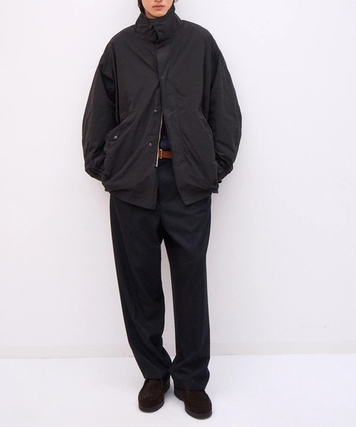 ATON(エイトン)の「【ATON / エイトン】AIR WEATHER SHORT MODS COAT(モッズコート・メンズ・ホワイト/キャメル/ブラック・2/4/6)」の9枚目の写真