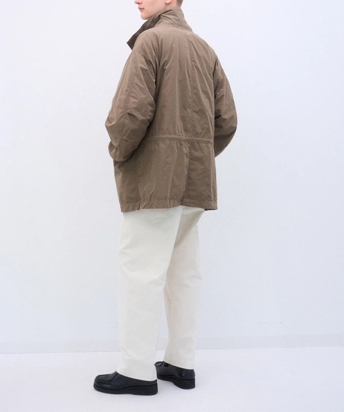 ATON(エイトン)の「【ATON / エイトン】AIR WEATHER SHORT MODS COAT(モッズコート・メンズ・ホワイト/キャメル/ブラック・2/4/6)」の13枚目の写真