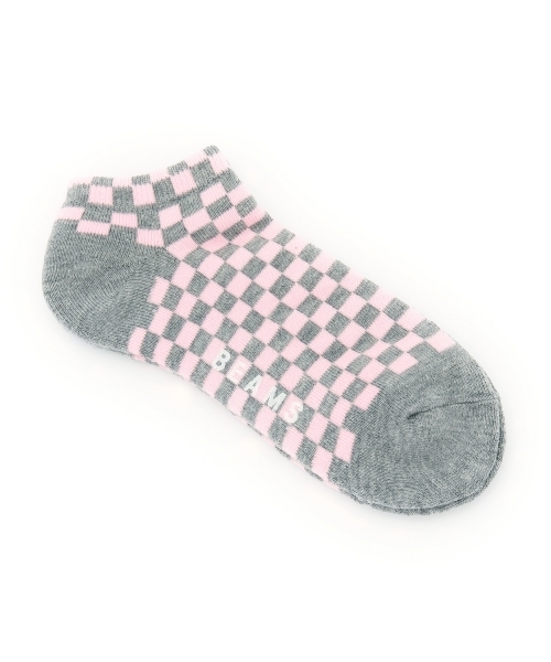BEAMS(ビームス)の「BEAMS / 市松柄アンクルソックス(ソックス/靴下・メンズ・ホワイト/ブラック/グレー/ネイビー/レッド/ブルー・FREE)」の1枚目の写真