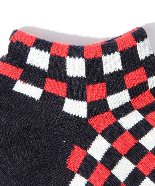 BEAMS(ビームス)の「BEAMS / 市松柄アンクルソックス(ソックス/靴下・メンズ・ホワイト/ブラック/グレー/ネイビー/レッド/ブルー・FREE)」の19枚目の写真